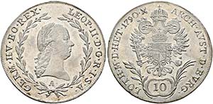 Leopold II. 1790-1792 - 10 Kreuzer 1790 A ... 