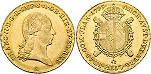 Franz II. 1792-1806-(1835) - Souverain dor ... 