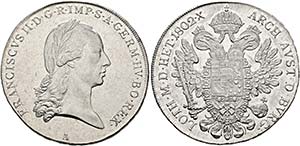 Franz II. 1792-1806-(1835) - Taler 1802 A ... 