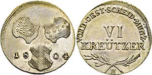 Franz II. 1792-1806-(1835) - VI Kreuzer 1804 ... 