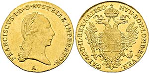 Franz I. (1792)-1806-1835 - Dukat 1820 A ... 