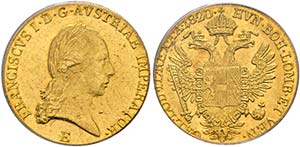 Franz I. (1792)-1806-1835 - Dukat 1820 E ... 