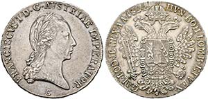 Franz I. (1792)-1806-1835 - 1/2 Taler 1824 C ... 