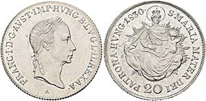 Franz I. (1792)-1806-1835 - 20 Kreuzer 1830 ... 