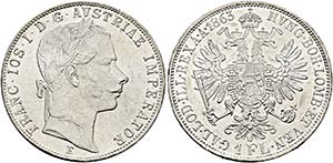 Franz Joseph 1848-1916 - Gulden 1863 E ... 