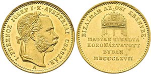 Franz Joseph 1848-1916 - Dukat (3,47g) 1867 ... 