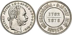 Franz Joseph 1848-1916 - Forint 1878 KB ... 