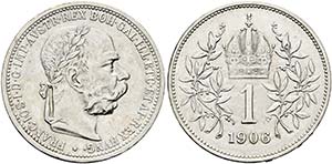 Franz Joseph 1848-1916 - Krone 1906 Wien ... 