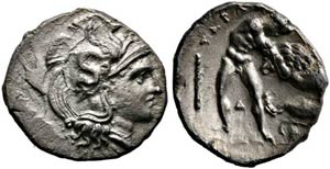 Tarentum - Diobol (1,02 g), ca. 380-325 v. ... 