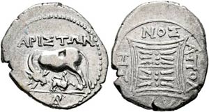 Apollonia - Drachme (3,24 g), Magistrate ... 