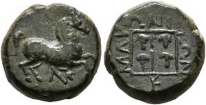 Maroneia - Bronze (4,96 g), ca. 400-350 v. ... 