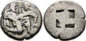 Thasos - Stater (8,17 g), ca. 500-480 v. ... 