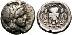 Athen - Triobol (2,07 g), ca. 454-404 v. ... 