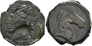 Karthago - Bronze (16,49 g), unbekannte ... 
