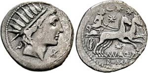 Mn. Aquillius - Denarius (3,56 g), Roma, ... 