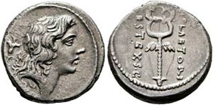M. Plaetorius M.f. Cestianus - Denarius ... 