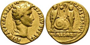 Augustus (27 v. Chr.-14 n. Chr.) - Aureus ... 