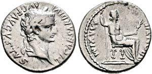 Tiberius (14-37) - Denarius (3,75 g), ... 