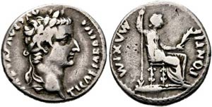 Tiberius (14-37) - Denarius (3,75 g), ... 