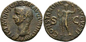 Claudius (41-54) - As (10,15 g), Roma, 42-54 ... 