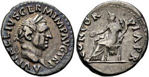 Vitellius (69) - Denarius (2,89 g), Roma, ... 