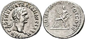 Traianus (98-117) - Denarius (3,53 g), Roma, ... 