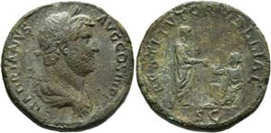 Hadrianus (117-138) - Sestertius (27,38 g), ... 