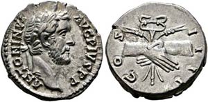 Antoninus Pius (138-161) - Denarius (3,32 ... 