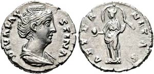 Faustina Maior (138-141) - Denarius (3,33 ... 