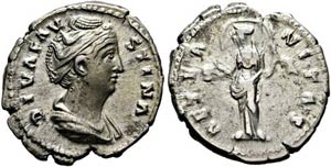 Faustina Maior (138-141) - Denarius (3,34 ... 