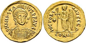 Anastasius I. (491-518) - Solidus (4,26 g), ... 