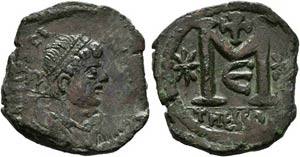 Iustinus I. (518-527) - Follis (40 Nummi) ... 