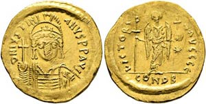 Iustinianus I. (527-565) - Solidus (4,47 g), ... 