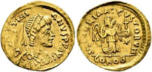 Iustinianus I. (527-565) - Tremissis (1,04 ... 
