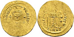 Mauricius Tiberius (582-602) - Leichter ... 