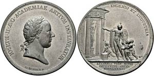 Joseph II. 1765-1790 - Sn-Medaille (46mm) ... 