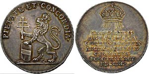 Leopold II. 1790-1792 - AR-Jeton (4,39g), ... 