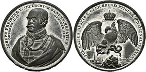 Revolution 1848/1849 - Sn-Medaille (41mm) ... 