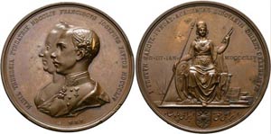 Franz Joseph 1848-1916 - AE-Medaille 1854 ... 
