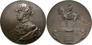 Franz Joseph 1848-1916 - AE-Medaille (70mm) ... 