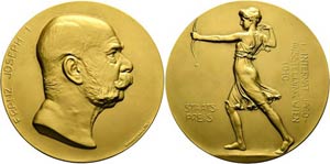 Franz Joseph 1848-1916 - Große AE-Medaille ... 
