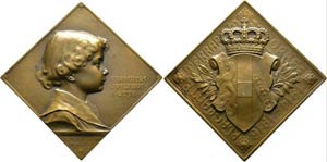 Franz Joseph 1848-1916 - AE-Portraitplakette ... 