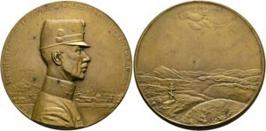 I. Weltkrieg 1914-1918 - AE-Medaille (65mm) ... 