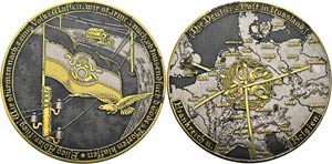 I. Weltkrieg 1914-1918 - Fe-Medaille (60mm) ... 