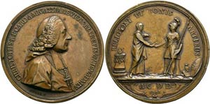 Wien - Erzbistum - AE-Medaille (50mm) 1761 ... 