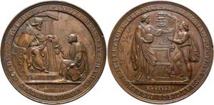 Wien - AE-Medaille (80mm) 1865 von C. ... 