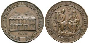 Wien - AE-Medaille (37mm) 1879 von Leisek u. ... 