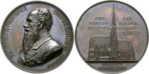 Wien - AE-Medaille (58mm) 1888 von Anton ... 