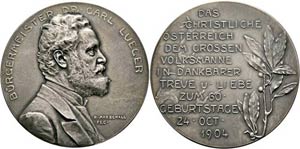 Wien - Lot 4 Stück; AE-Medaillen auf den ... 