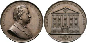 LOTS - Lot 5 Stück; AE- Medaille 1880 von ... 